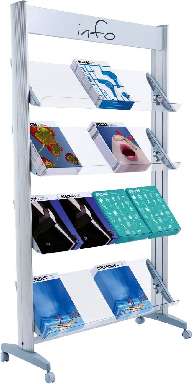 Paperflow A4 Folderhouder Zilver 16,A4TT,35 940 (B) x 385 (D) x 300 (H) mm