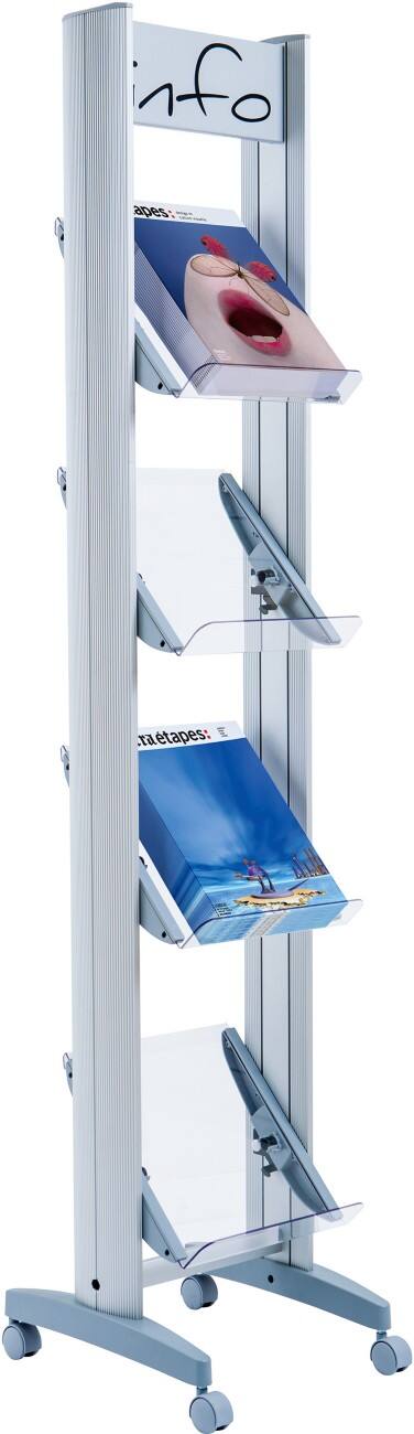 Paperflow A4 Folderhouder Zilver 4,24X32TT,35 330 (B) x 385 (D) x 300 (H) mm