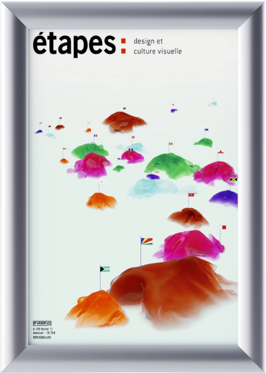 Paperflow Wandmontage Clip Frame A4 210 x 297 mm Aluminium 12 stuks