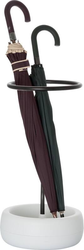 meet powered by PAPERFLOW Vrijstaande paraplubak Staal & PP easyCloth 320 x 320 x 600 mm Wit