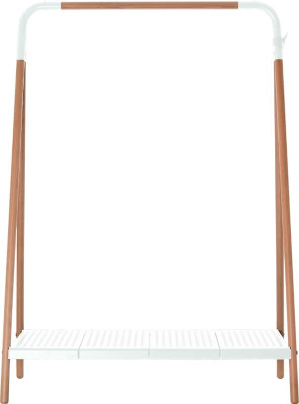 meet powered by PAPERFLOW Kledingrek VBLEND.23.13 1050 x 545 x 1420 mm Hout, metaal Wit, beuken