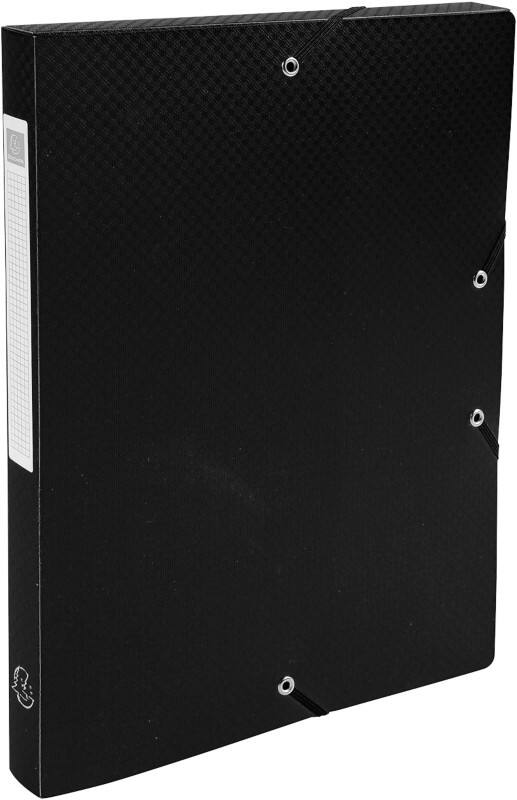 Exacompta Archiefdoos 59681E Zwart Polypropyleen 25 x 33 cm 8 Stuks