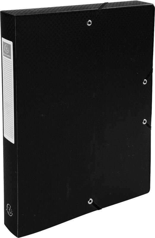 Exacompta Archiefdoos 59781E Zwart Polypropyleen 25 x 33 cm 8 Stuks