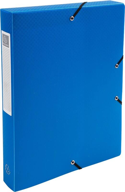 Exacompta Archiefdoos 59782E Blauw Polypropyleen 25 x 33 cm 8 Stuks