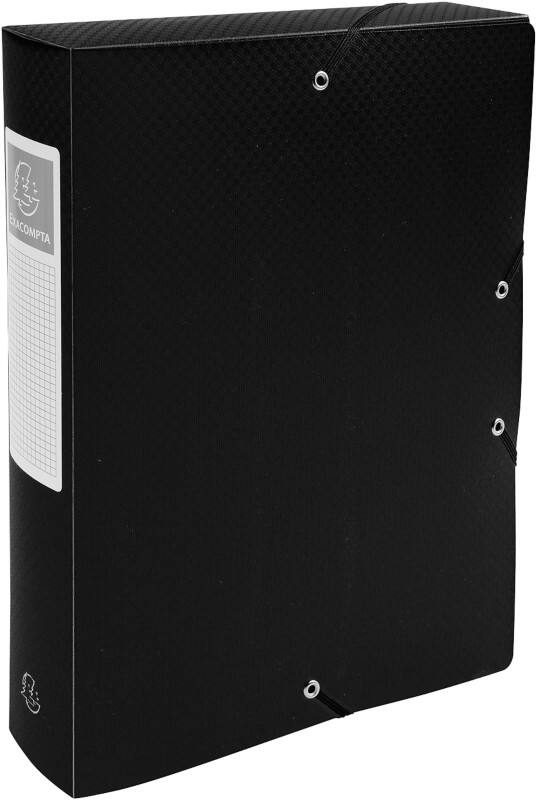 Exacompta Archiefdoos 59881E Zwart Polypropyleen 25 x 33 cm 8 Stuks