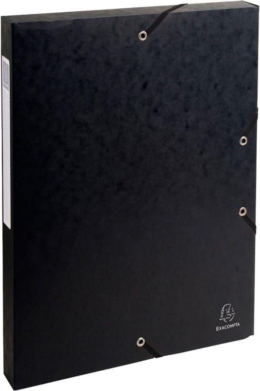 Exacompta Archiefdoos 50301E Zwart Glanzend karton 25 x 33 cm 8 Stuks