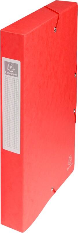 Exacompta Archiefdoos 50405E Rood Glanzend karton 25 x 33 cm 8 Stuks