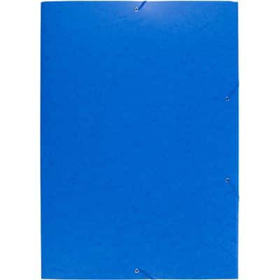 Exacompta 3-flap mappen 59652E Blauw Manila karton 62 x 44 cm 10 Stuks