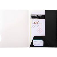 Exacompta 2-flap mappen 635011E Zwart Karton 24 x 32 cm 20 Stuks