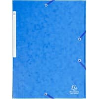 Exacompta 3-flap mappen 17105H Blauw Manilla 24 x 32 cm 25 Stuks