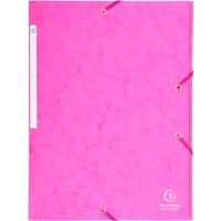 Exacompta 3-flap mappen 17108H Roze Manila karton 24 x 32 cm 25 Stuks