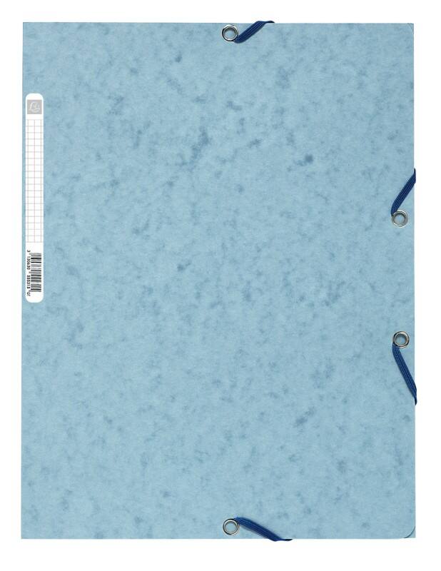 Exacompta 3-Flap map 55531E Grijs Glanzend karton 24 x 32 cm 25 Stuks