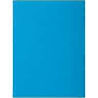 Exacompta 1-Flap map 218019E Blauw Karton 24 x 32 cm 250 Stuks