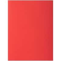 Exacompta 1-Flap map 218012E Rood Karton 24 x 32 cm 250 Stuks