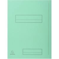 Exacompta 2-Flap map 335004E Lichtgroen Karton 24 x 32 cm 250 Stuks