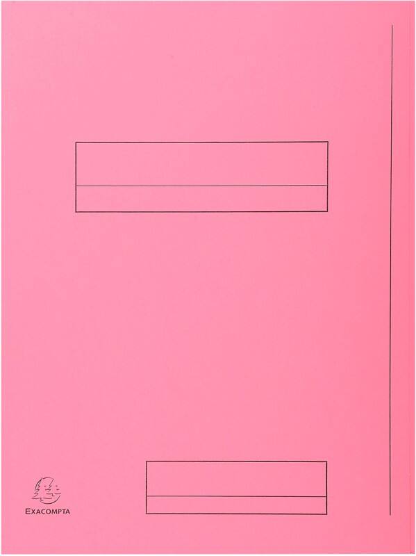 Exacompta 2-Flap map 335003E Roze Karton 24 x 32 cm 250 Stuks