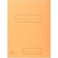 Exacompta 2-Flap map 335002E Licht oranje Karton 24 x 32 cm 250 Stuks