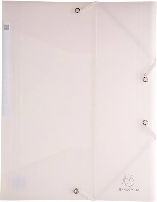 Exacompta 3-Flap map 55860E Mat wit Polypropyleen 24 x 32 cm 30 Stuks