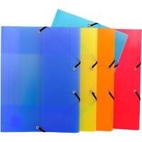 Exacompta 3-Flap map 55877SE Kleurenassortiment Polypropyleen 24 x 32 cm 50 Stuks