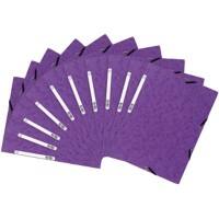 Exacompta 3-klepsmap 55508SE A4 glanskarton 24 (B) x 32 (H) cm paars 50 stuks