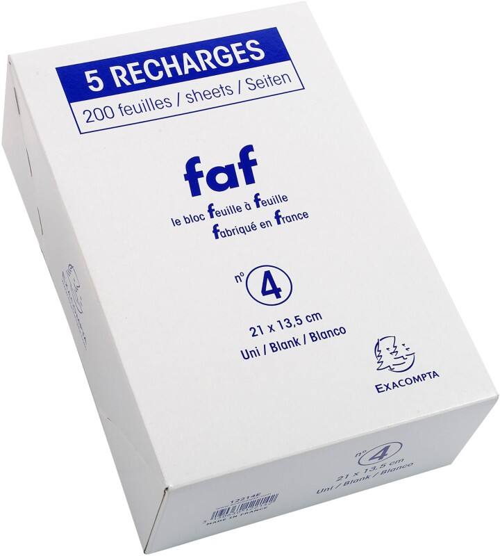 Exacompta Navulling Thermisch Speciaal Blanco Papier Wit Geperforeerd 340 Pagina's 5