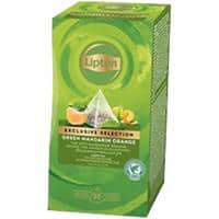 Lipton Mandarijn, sinaasappel Groene thee 25 Stuks à 2 g