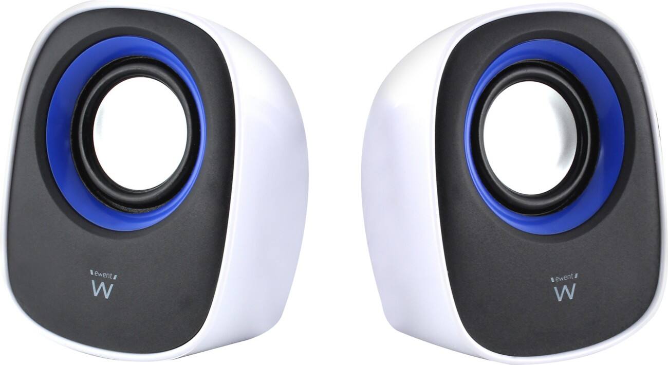 ewent Stereo Draagbare Luidspreker EW3513 Wit, zwart, blauw