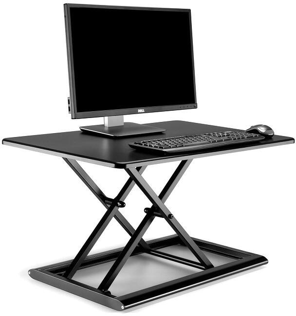 OPUS 2 Zit-sta werkstation Zwart 765 x 510 x 55-430 mm