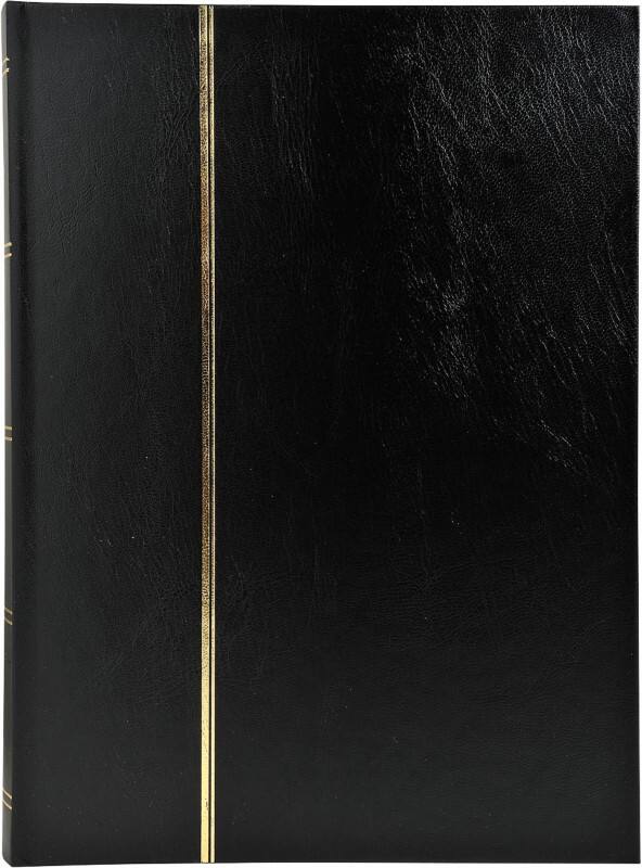 Exacompta Postzegelverzamelalbum Gebonden 22,5 x 30,5 cm Zwart 64 Pagina's