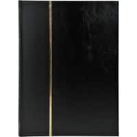 Exacompta Postzegelalbum leer look zwart 64 pagina’s
