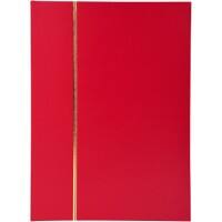 Exacompta Postzegelalbum leer look rood 64 pagina’s