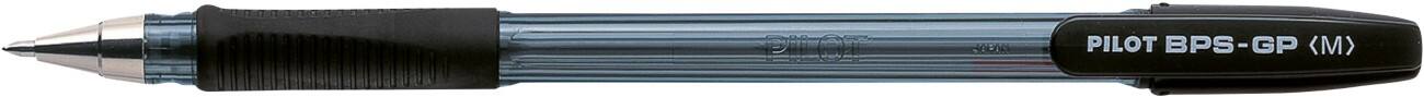 Pilot BPS-GP Balpen Zwart Met dop 12 Stuks