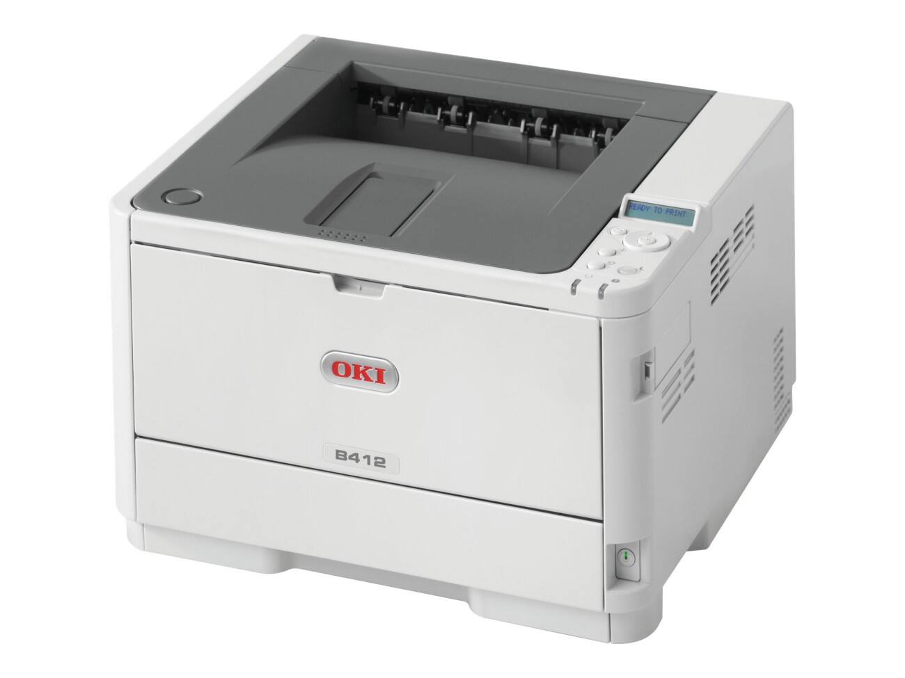 OKI B412dn Mono Laserprinter A4 Grijs