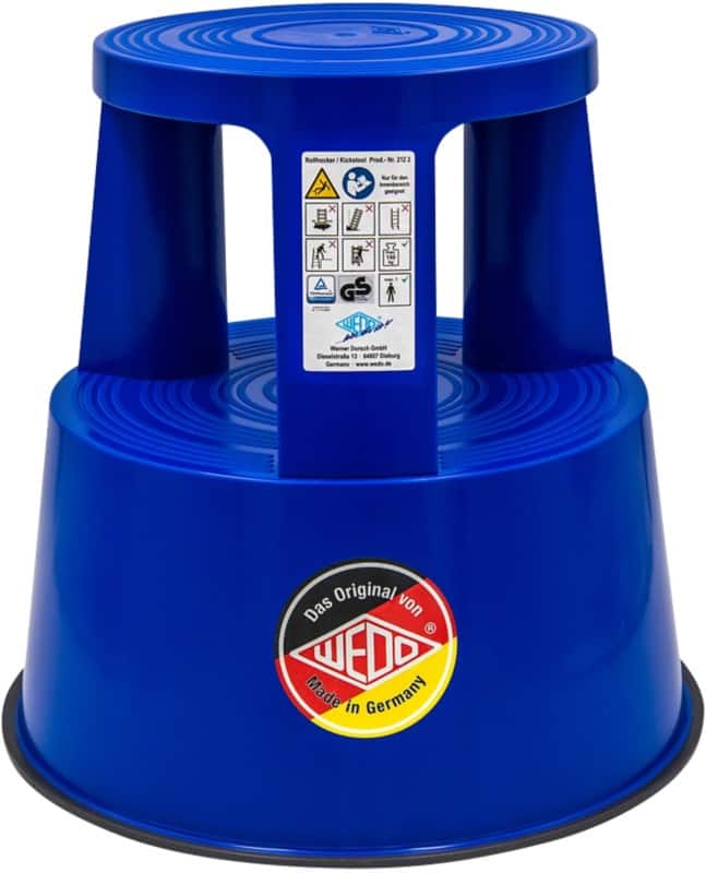 WEDO opstapkrukje 440 x 440 x 430 mm blauw
