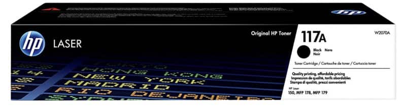HP 117A originele tonercartridge W2070A zwart