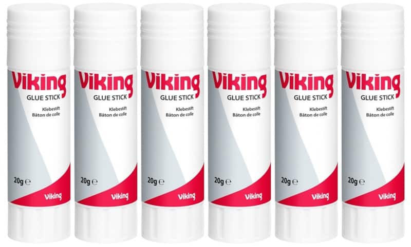 Viking Lijmstift 20 g Transparant 6 Stuks à 20 g