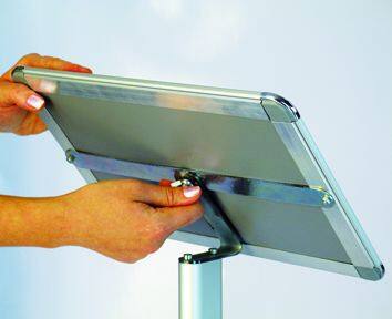 OPUS 2 Infostandaard A4 25 mm Grijs