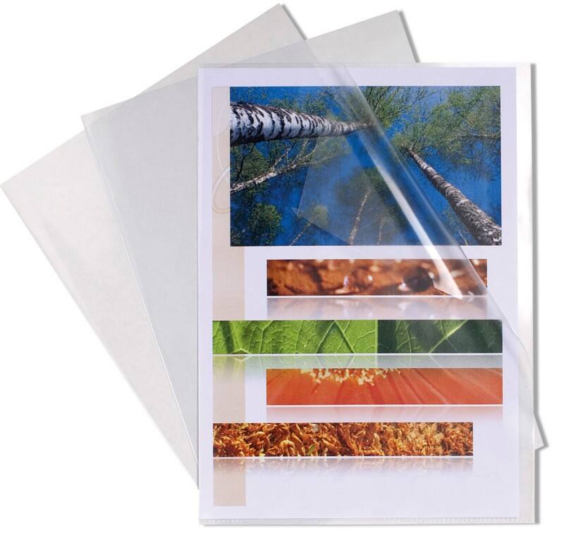 Exacompta L-map A4 Transparant PP (Polypropeen) 200 micron 100 Stuks