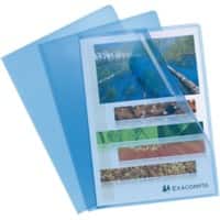 Exacompta L-map A4 Blauw PP (Polypropeen) 120 micron 100 Stuks