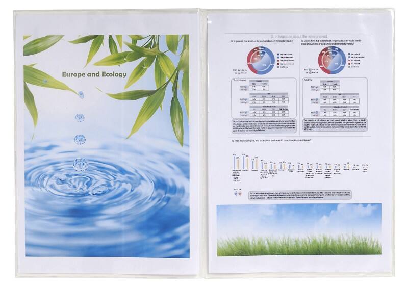 Exacompta L-map A4 Transparant PVC (Polyvinylchloride) 200 micron 20 Stuks