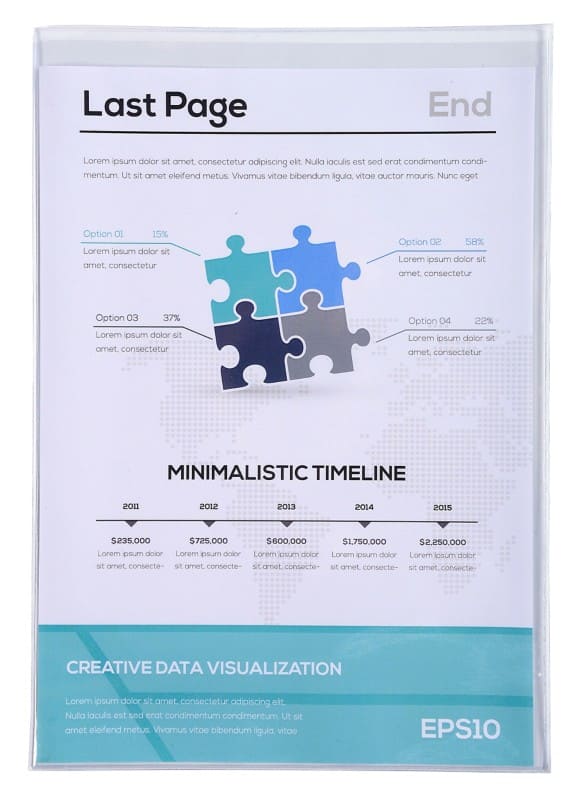 Exacompta L-map A4 Transparant PVC (Polyvinylchloride) 300 micron 50 Stuks