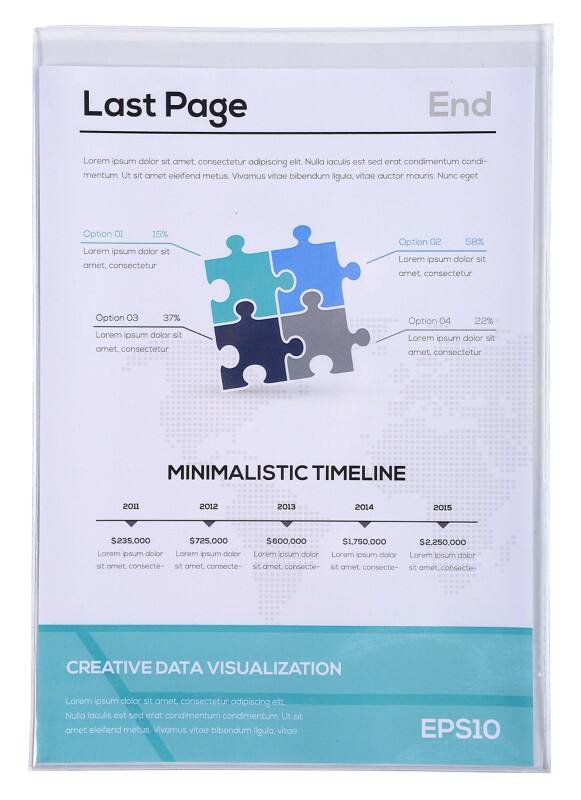 Exacompta L-map A5 Transparant PVC (Polyvinylchloride) 300 micron 50 Stuks