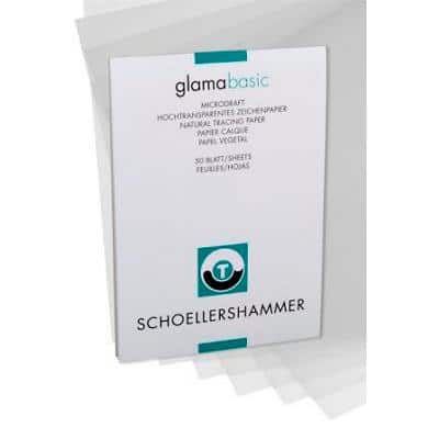 SCHOELLERSHAMMER Overtrek papier VF5003598 Papier A3 110 g/m² Transparant 50 Vellen