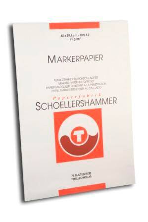 SCHOELLERSHAMMER Overtrek papier VF5003083 Papier A2 75 g/m² Wit 75 Vellen