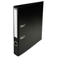 Exacompta Prem Touch Smal Ordner A4 50 mm Zwart 2 Ringen 53541E Karton, PP (Polypropeen) Staand 10 Stuks