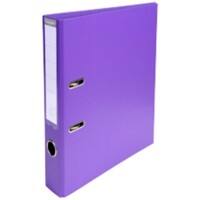 Exacompta PremTouch Ordner A4 50 mm Paars 2 ringen 53557E Karton, PVC (Polyvinylchloride) Staand 10 Stuks