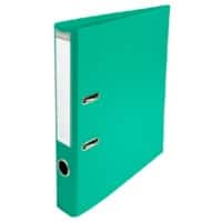 Exacompta Prem Touch Ordner A4 50 mm Groen 2 ringen 53543E Karton, PP (Polypropeen) Staand 10 Stuks