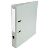 Exacompta Prem Touch Smal Ordner A4 50 mm Grijs 2 Ringen 53540E Karton, PP (Polypropeen) Staand 10 Stuks