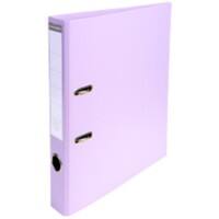Exacompta Prem Touch Smal Ordner A4 50 mm Lila 2 Ringen 53507E Karton, PP (Polypropeen) Staand 10 Stuks