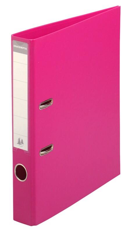 Exacompta Prem Touch Smal Ordner A4 50 mm Framboos 2 Ringen 53559E Kunststof Staand  10 Stuks